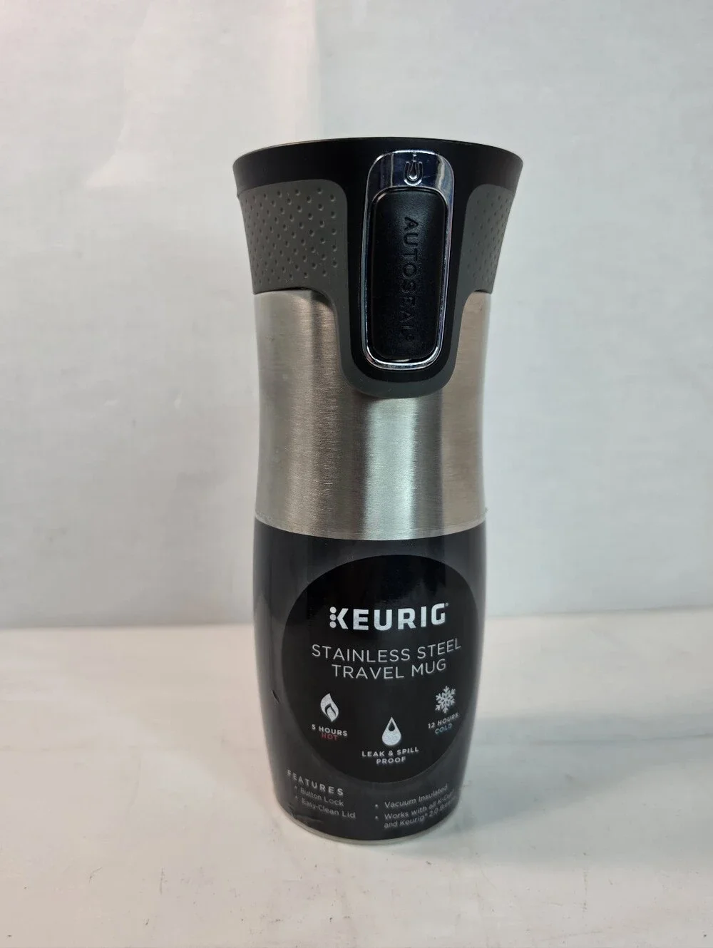 Contigo Keurig 14oz Autoseal Stainless Steel Coffee Travel Mug Hot / Cold.